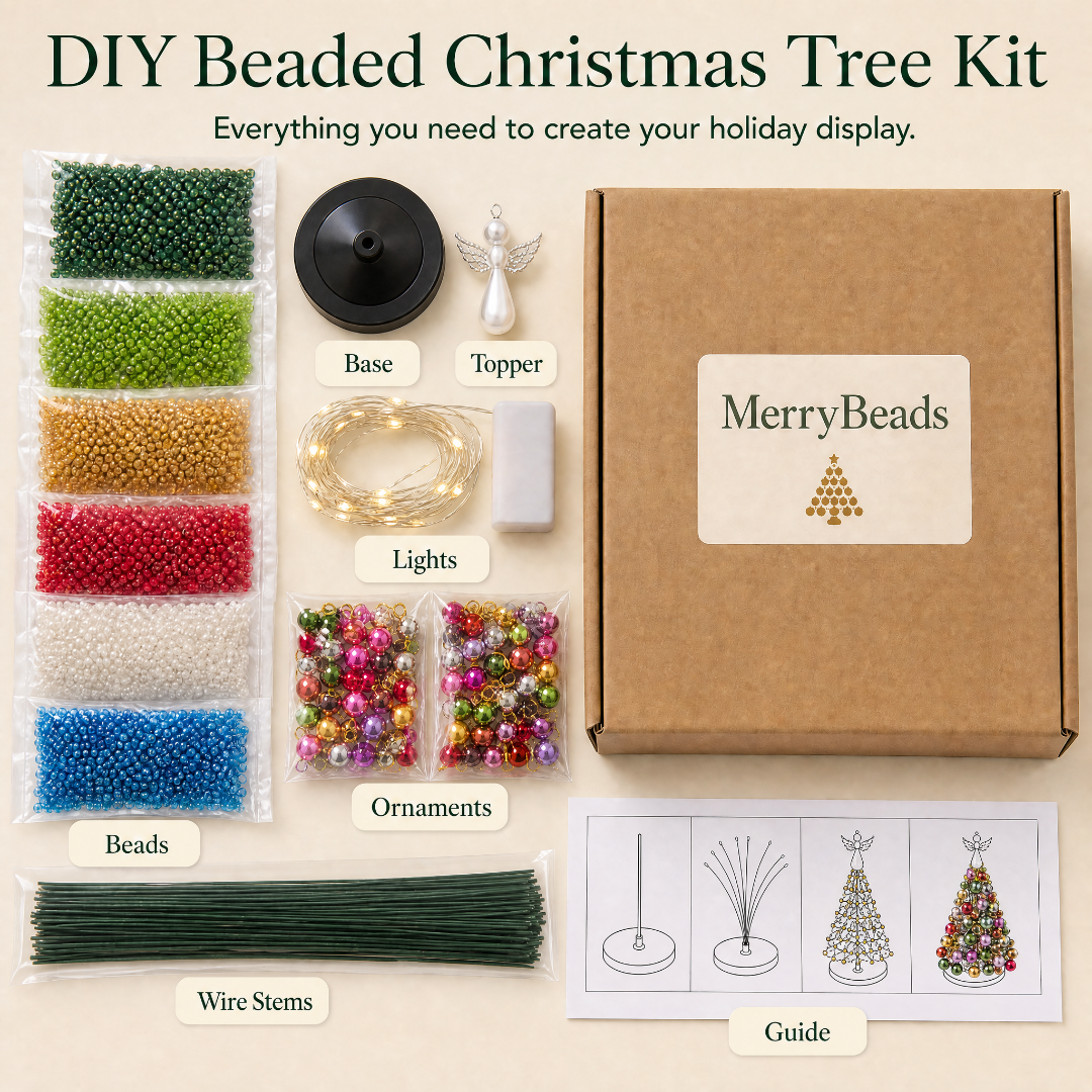 Cevrx™ Beaded Christmas Tree Kit